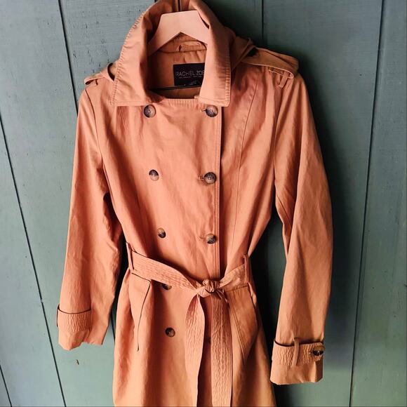 Rachel Zoe Jackets & Blazers - Rachel Zoe Classic Double-Breasted Belted Trench Coat – Camel / Tan size XL